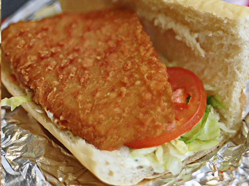 Em's Haddock Fillet Sandwich