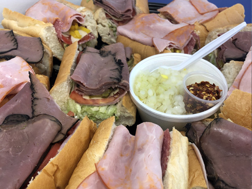 Em's Ultimate Sub Platter with Ultimate Club and Italian Supreme Subs